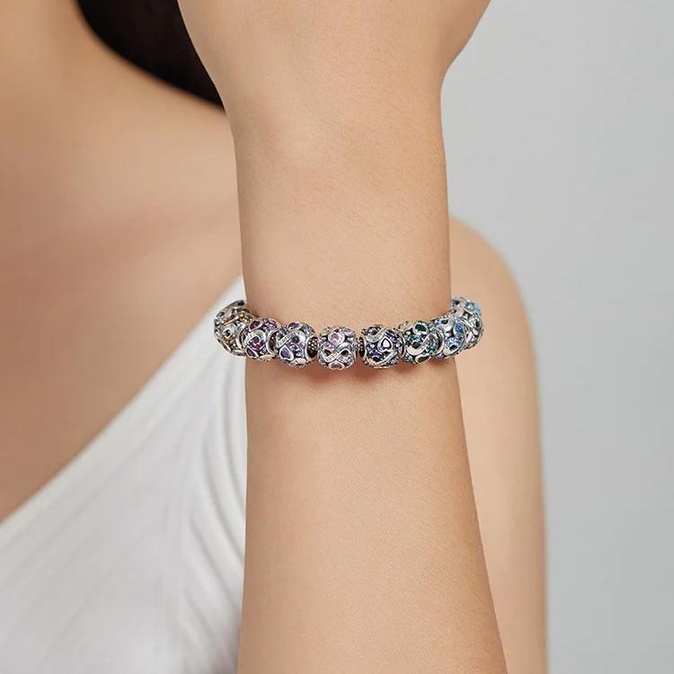 Infinite Love February Birthstone Bead Charm - Charmadise