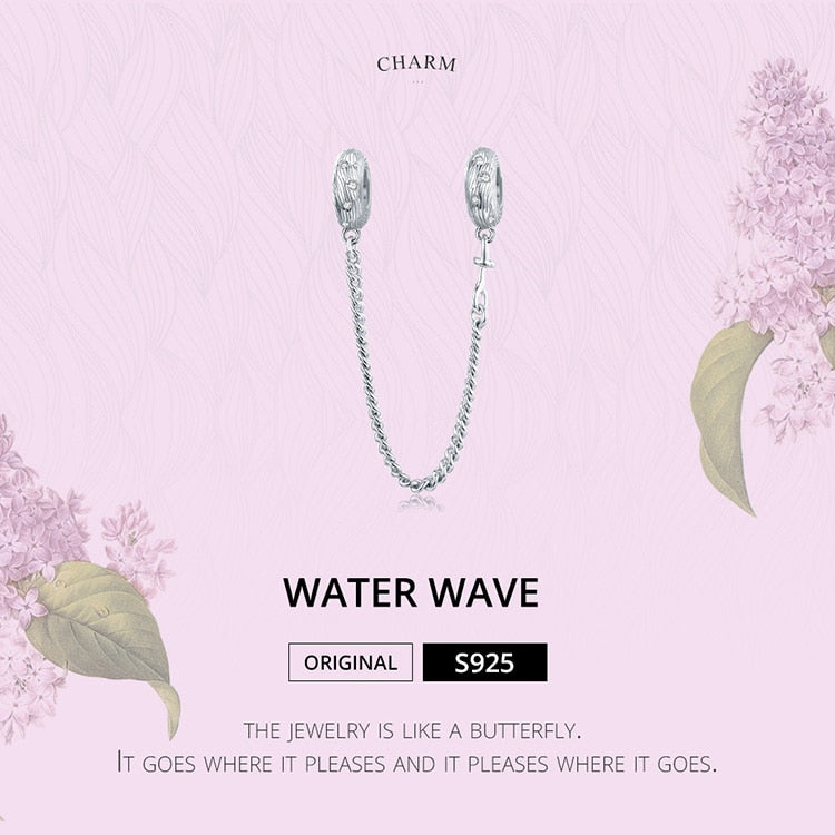 Water Wave Guardian Safety Chain (with Silicon Charm)