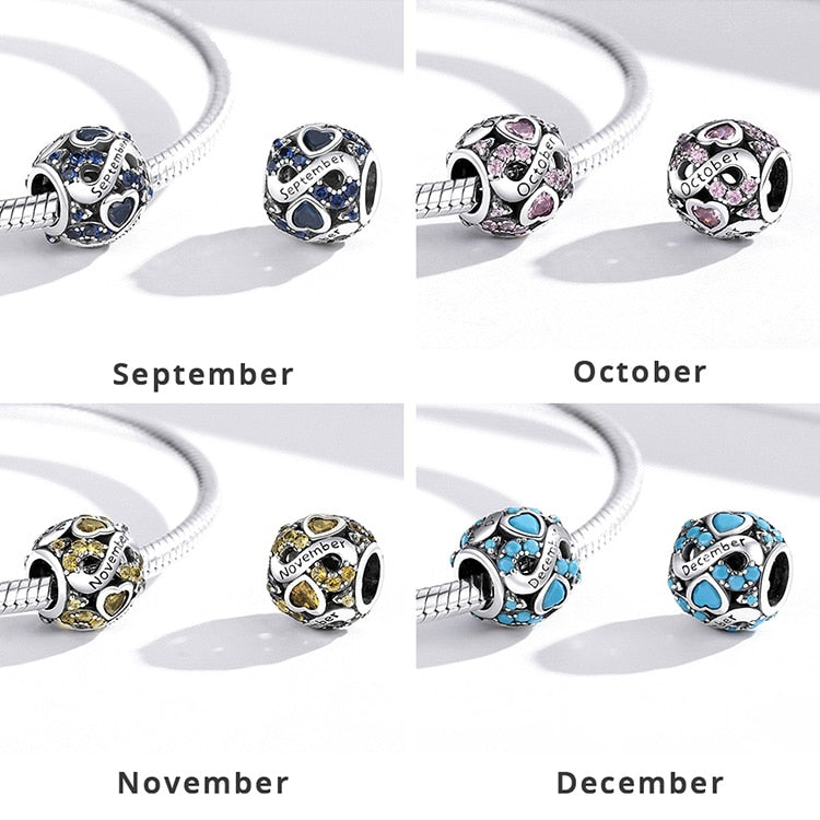 Infinite Love November Birthstone Bead Charm - Charmadise