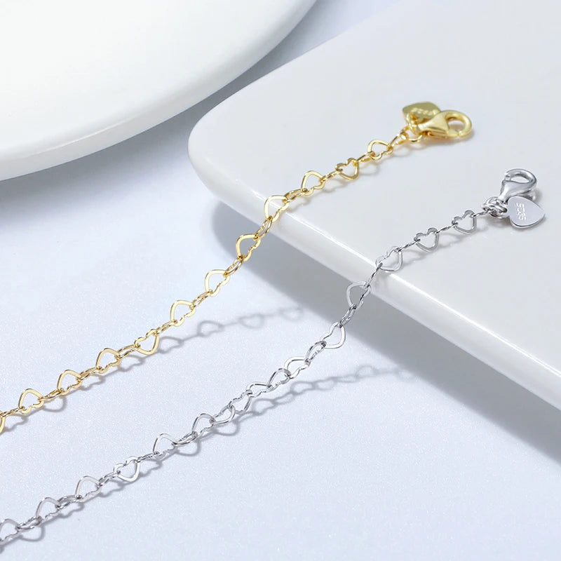Heart Chain Anklets
