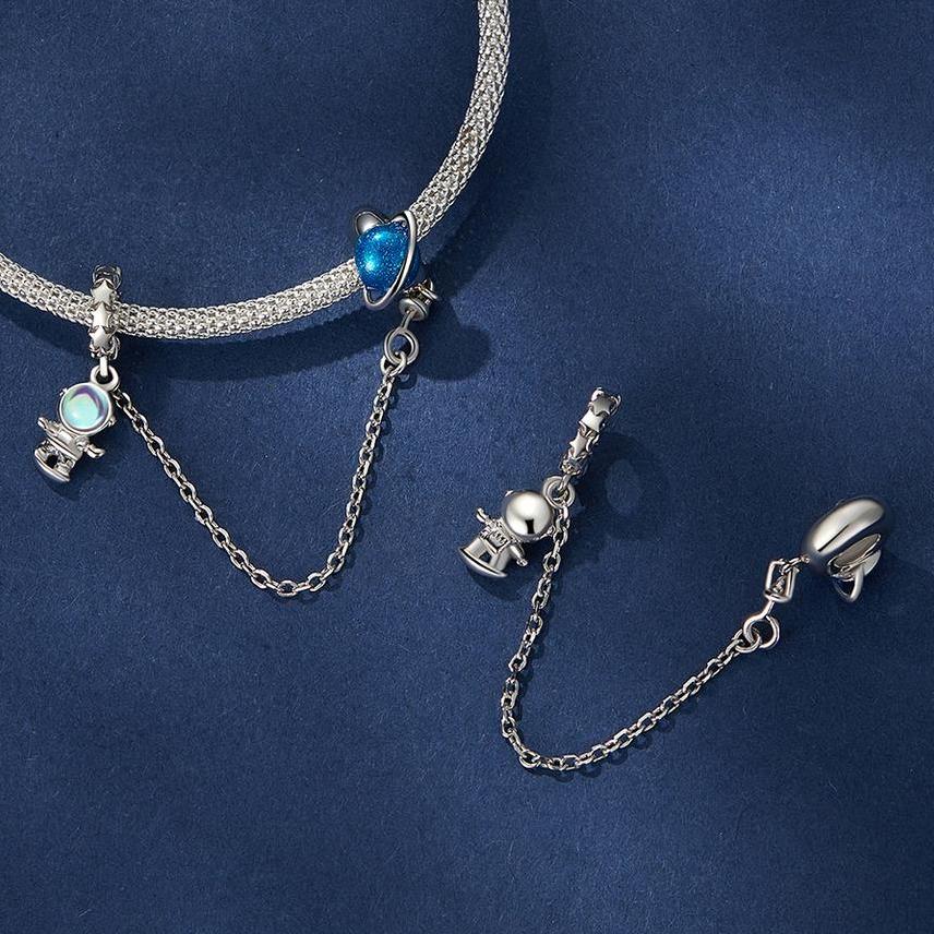 Astronaut Safety Chain Planet Chain