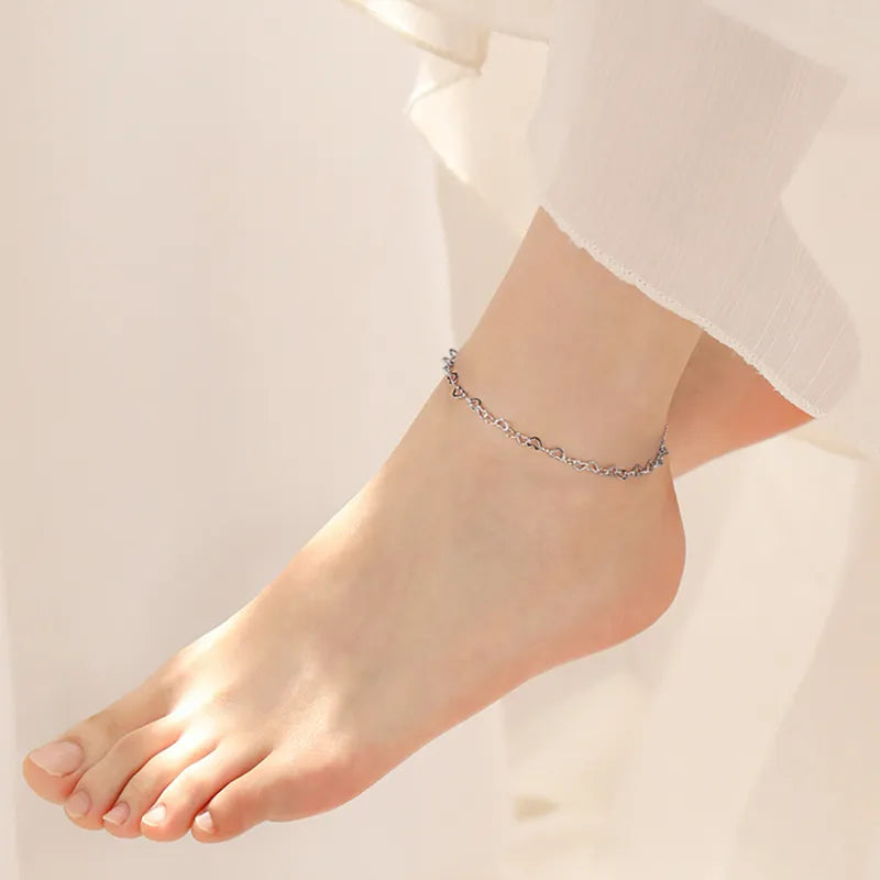 Heart Chain Anklets