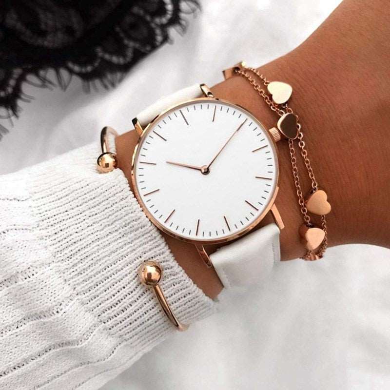 Ladies Casual Quartz Watch (Steel) - Charmadise