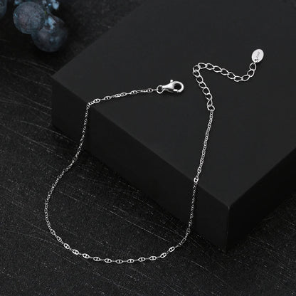 Silver Mariner Chain Anklets